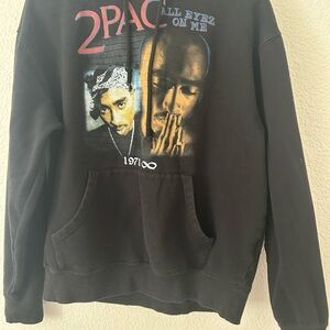 2PAC All Eyez On Me Black Graphic Hoodie